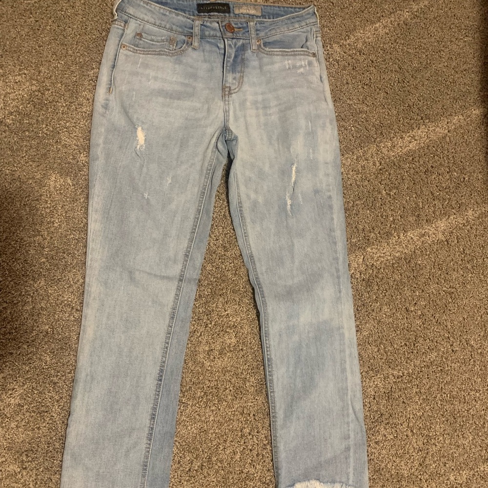 Women Aeropostale Ankle stretch jeans size 2 - Picture 9 of 10